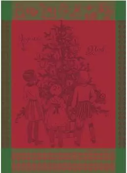 Garnier-Thiebaut Geschirrtuch Noël d'Enfance 56x77cm 100% Baumwolle (50006)