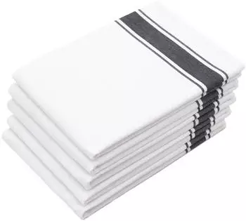 ZOLLNER Geschirrt&uuml;cher 5er-Set 100% Baumwolle 50x70cm Wei&szlig; (00000584-050070-024)