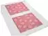 A-dam Retro Floret Platzset 100% Baumwolle, pink, 40x40cm (11846958-1)