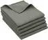 ZOLLNER Geschirrtücher 5er-Set, 100% Baumwolle, 50x70cm, anthrazit (00000439-960)