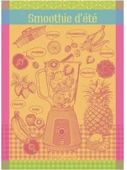 Garnier-Thiebaut Geschirrtuch Smoothie d'Été 56x78cm, 100% Baumwolle (51279)