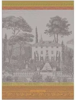 Garnier-Thiebaut Palazzina Tor Geschirrtuch sepia, Baumwolle, 56x77cm (47037)