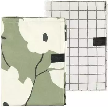Schöner Wohnen Duo Geschirrtuch khaki, 50x70cm, 2er-Pack (76481046-0)