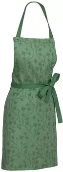 Kela Cora Küchenschürze Baumwolle, Blumenmuster, grün, unisex (12816-CN)