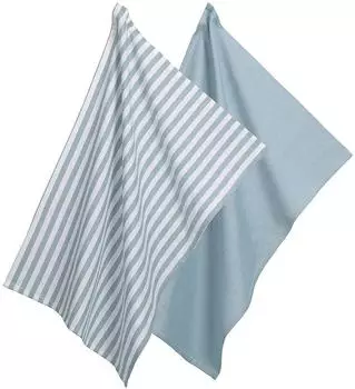 Kela CAJA Geschirrtuch Baumwolle/Bambus, blaugrau, 50x70cm (12874)