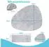 Intirilife Platzset aus Filz, grau, 33x43cm, 6er-Set (IL-100593)