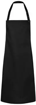 Karlowsky Fashion Santorini Latzschürze schwarz, 65% Polyester/35% Baumwolle (LS 14)
