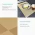 Intirilife Platzset PVC gold, 45x30cm, 6er-Set (IL-100871)