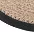 vidaXL Platzsets Jute, natur/schwarz, Ø30cm, 4er-Set