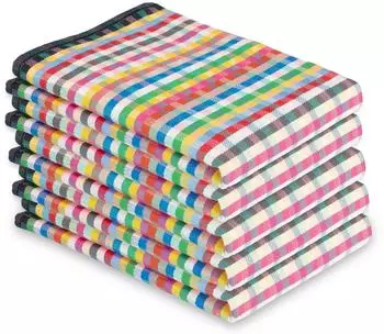 ZOLLNER Geschirrt&uuml;cher 5er-Set, bunt, 50x70cm, 100% Baumwolle