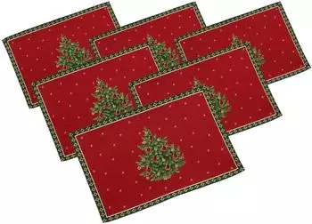 Villeroy & Boch Toy's Delight Gobelin Platzset Baum, 48x32cm, 6er Set, bunt (38481612-0)