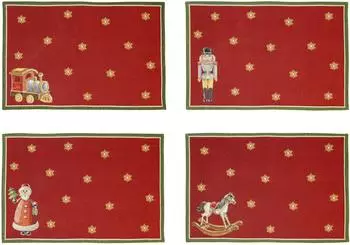 Villeroy & Boch Toy's Delight Platzset Gobelin, Jubil&auml;ums-Set, 4-tlg. (14-8585-6119)