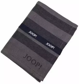 Joop! Cuisine Stripes Geschirrtuch Halbleinen anthrazit, 50x70cm (1701-79)