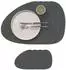 LINDDNA Curve L Nupo Tischset & Glasuntersetzer 8er-Set, anthrazit