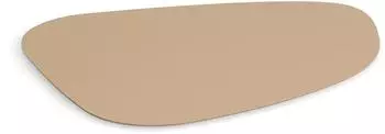 Zeller Tischset 2 Tone Kunstleder, beige/braun, 34x42cm (27152)