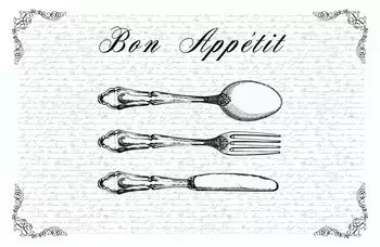 d-c-fix Tischset Rio "Bon App&eacute;tit" transparent 44x29cm (F2302103)