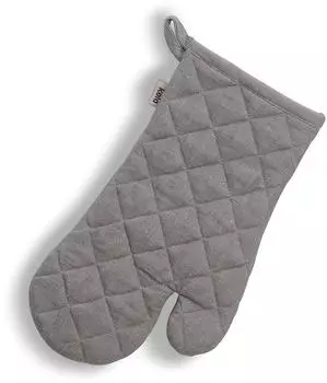 Kela Puro Topfhandschuh Halbleinen grau (12803)