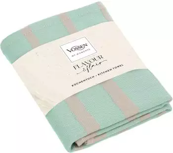 Vossen K&Uuml;T Scandi Lines Geschirrtuch 50x70cm, 100% Baumwolle, basil blush (69648639-0)
