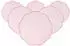 Villeroy & Boch Fleur Accessoires Platzset rund, rosa, Ø 40cm, 6er Set (38800118-0)
