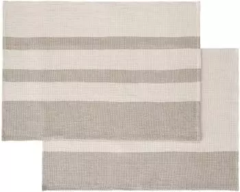 Blomus GANO Geschirrt&uuml;cher Moonbeam/Mourning Dove 50x70cm, 2er Set (64454)