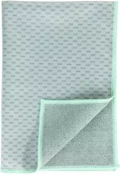 Wenko Miko Geschirrtuch Mikrofaser grau/gr&uuml;n 40x60cm (54741100)