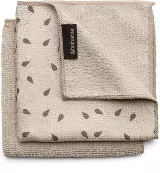 Brabantia SinkSide Mikrofaser-Sp&uuml;lt&uuml;cher, soft beige, 2er-Set (252068)