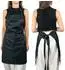 Intirilife Kochschürze Polyester, unisex, schwarz, 2er-Set (IL-100782)