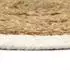 vidaXL Tischsets 6 Stk., rund, Jute und Baumwolle, natur, 38cm