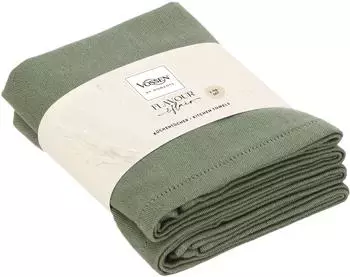 Vossen Double Delight Geschirrtuch 2er-Set, matcha gr&uuml;n, 50x70cm, 100% Baumwolle (67889151-0)