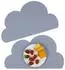 Relaxdays Tischset Kinder, Silikon, abwaschbar, 2er Set (26,5x47,5cm)