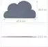 Relaxdays Tischset Kinder, Silikon, abwaschbar, 2er Set (26,5x47,5cm)