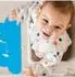 Relaxdays Tischset Kinder, Silikon, abwaschbar, 26,5x47,5cm, 2er-Set