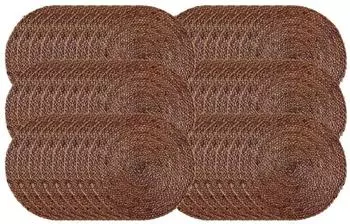 Ritzenhoff & Breker Sorella Platzmatte rund ø35cm, dunkelbraun, 48er-Set