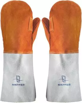 Matfer Bourgeat Baker Mitts Backhandschuhe mit Stulpen, mehrfarbig (W735)