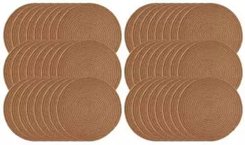 Ritzenhoff & Breker Tavolo Platzmatte rund ø35cm, braun, 48er Set