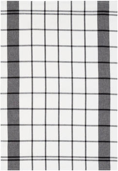 Stuco Geschirrtuch Karo Set 6-teilig schwarz-weiß