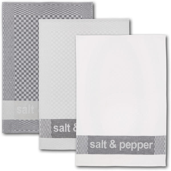 Dyckhoff Geschirrtuch salt pepper Set 6-teilig