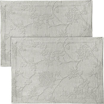 Erwin Müller bügelleichte Tischset Arnsberg im 2er-Pack grau 35x50 cm