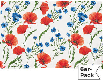 REDBEST Tischset im 6er-Pack rot/blau 30x45 cm
