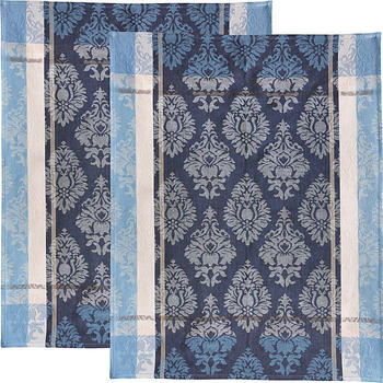 Erwin Müller Geschirrtuch Set 2-teilig blau 50 x 70 cm