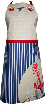 Stuco Kochschürze "Nautica" (1-tlg) rot-blau-beige