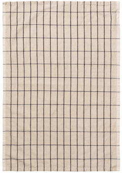 Ferm Living Ferm Living Hale Yarn Geschirrtuch Sand-black