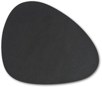 Zeller Platzset 34x42 cm oval - Kunstleder schwarz