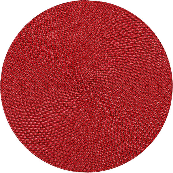 Stuco Platzset Basket (Set 4-tlg) Ø 38 cm rund rot