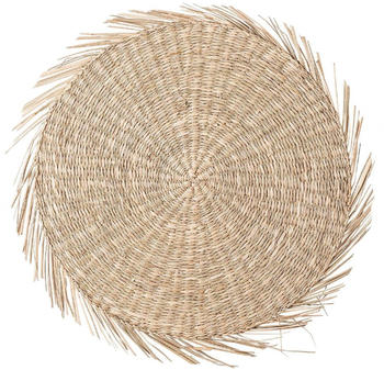 Bloomingville Tischset Seegras natur &Oslash; 38 cm