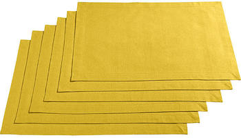 REDBEST Tischset im 6er-Pack gelb/gelb 30x45 cm