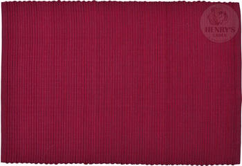 Sander Breeze 4-er Set (35x50 cm) weinrot
