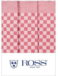 Ross Textilwerke GmbH ROSS Geschirrtücher Set 3-teilig Gebild rot 45 x 65 cm