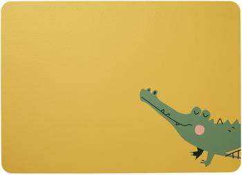 ASA Selection ASA Tischset Croco Krokodil 46 x 33 cm (gelb)