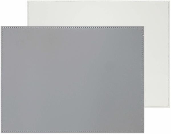 freeform Duo grau/weiß Kunstleder (40 x 30 x 0,5 cm)